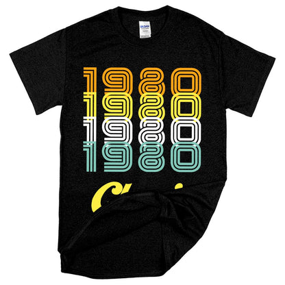 1980 Classic Cotton T-Shirt - 1980 T-Shirt - 80s Tee Shirt