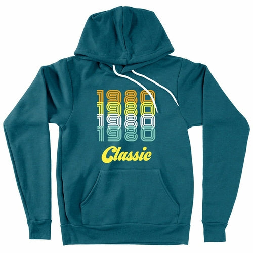 1980 Classic Fleece Hoodie 1980 Hoodie 80s Hoodie C.O.P