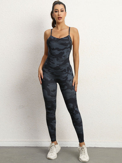 Women's Backless Yoga Jumpsuit